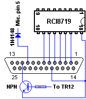 RCI-8719 Connection Circuit